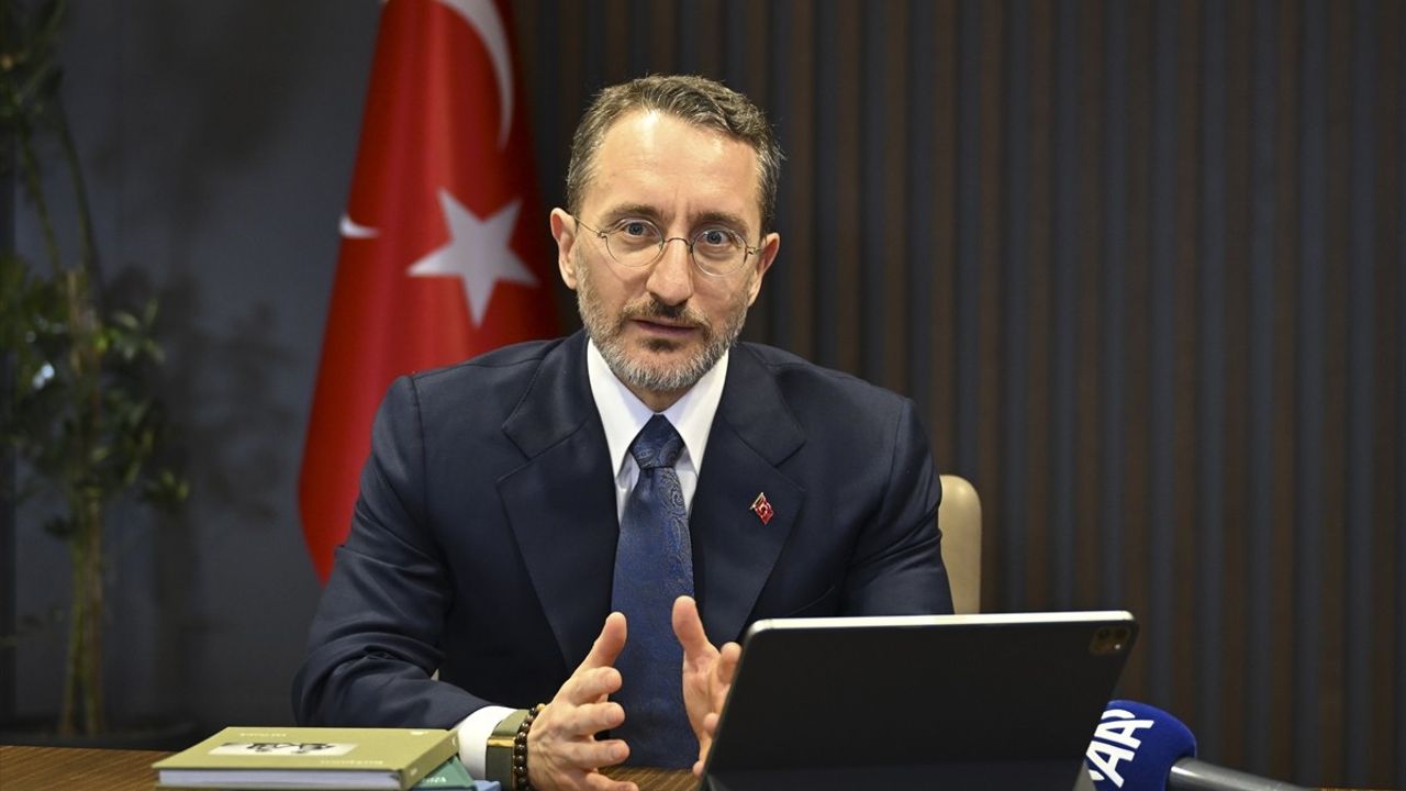 Cumhurbaşkanlığı İletişim Başkanı Fahrettin Altun'dan Anadolu Ajansı'na Ziyaret