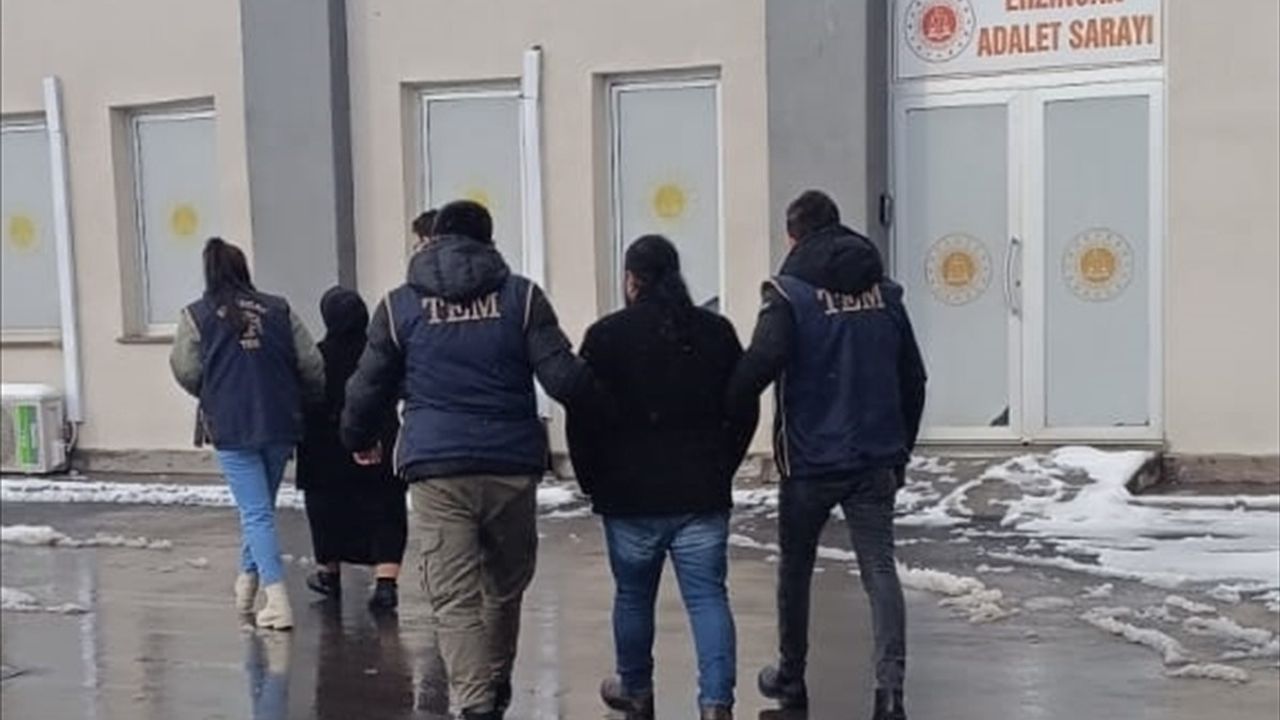 Erzincan'da 4 Kişi Terör Propagandasından Yakalandı