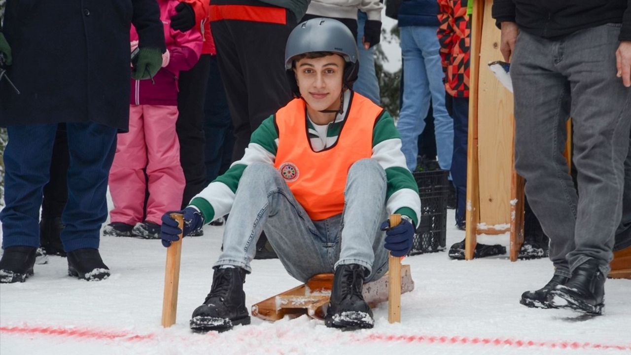 Geleneksel Kızak Yarışları Bolu'da Coşkuyla Gerçekleşti