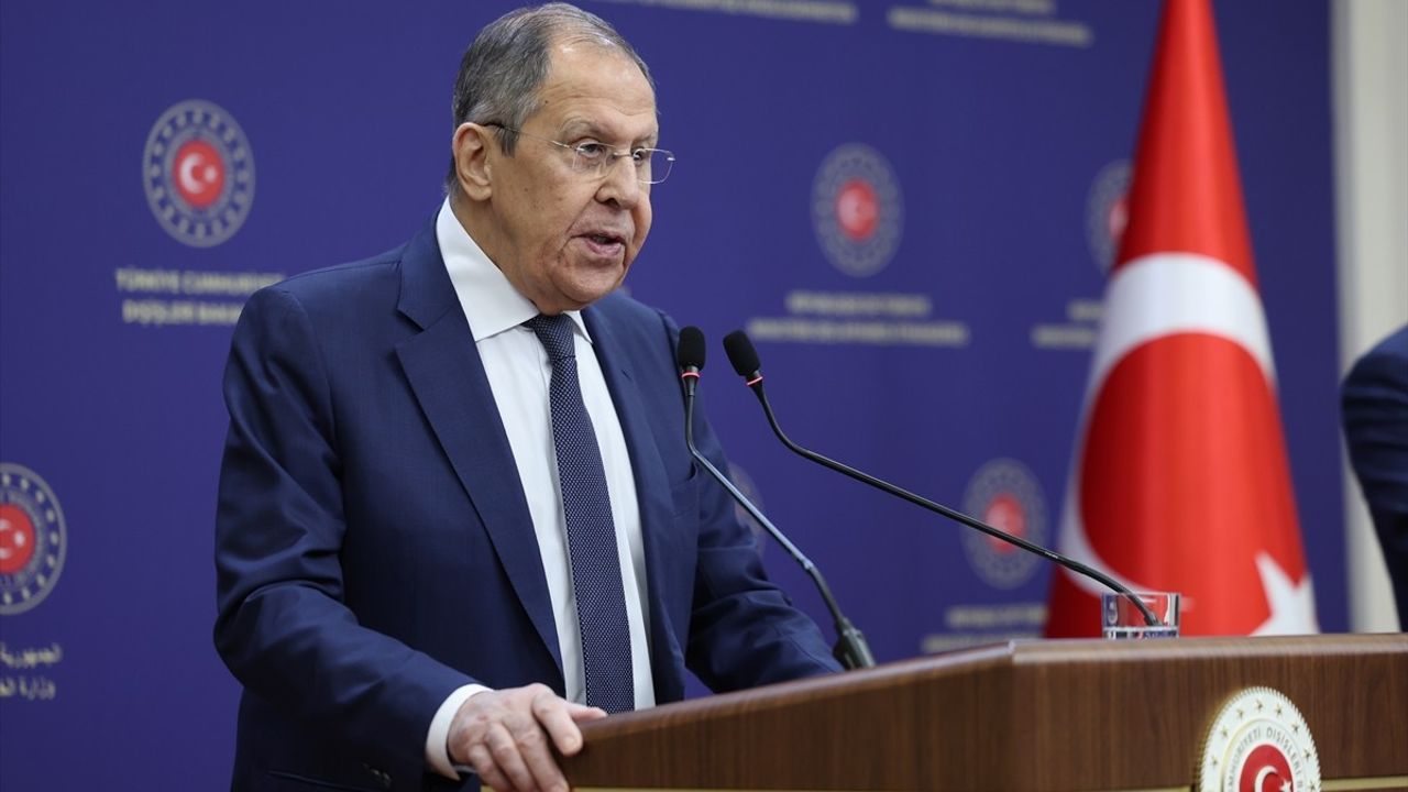 Hakan Fidan ve Sergey Lavrov Ortak Basın Toplantısı