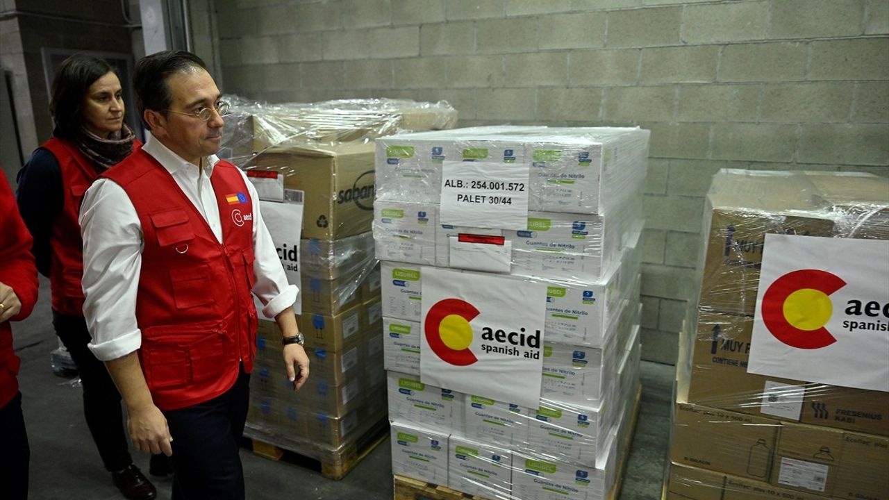 İspanya, Gazze'ye 12 Ton İnsani Yardım Gönderdi