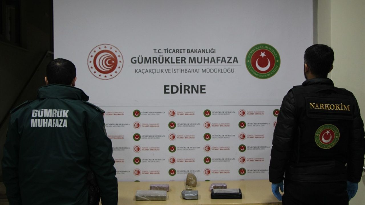 Kapıkule Sınır Kapısı'nda Uyuşturucu Operasyonu