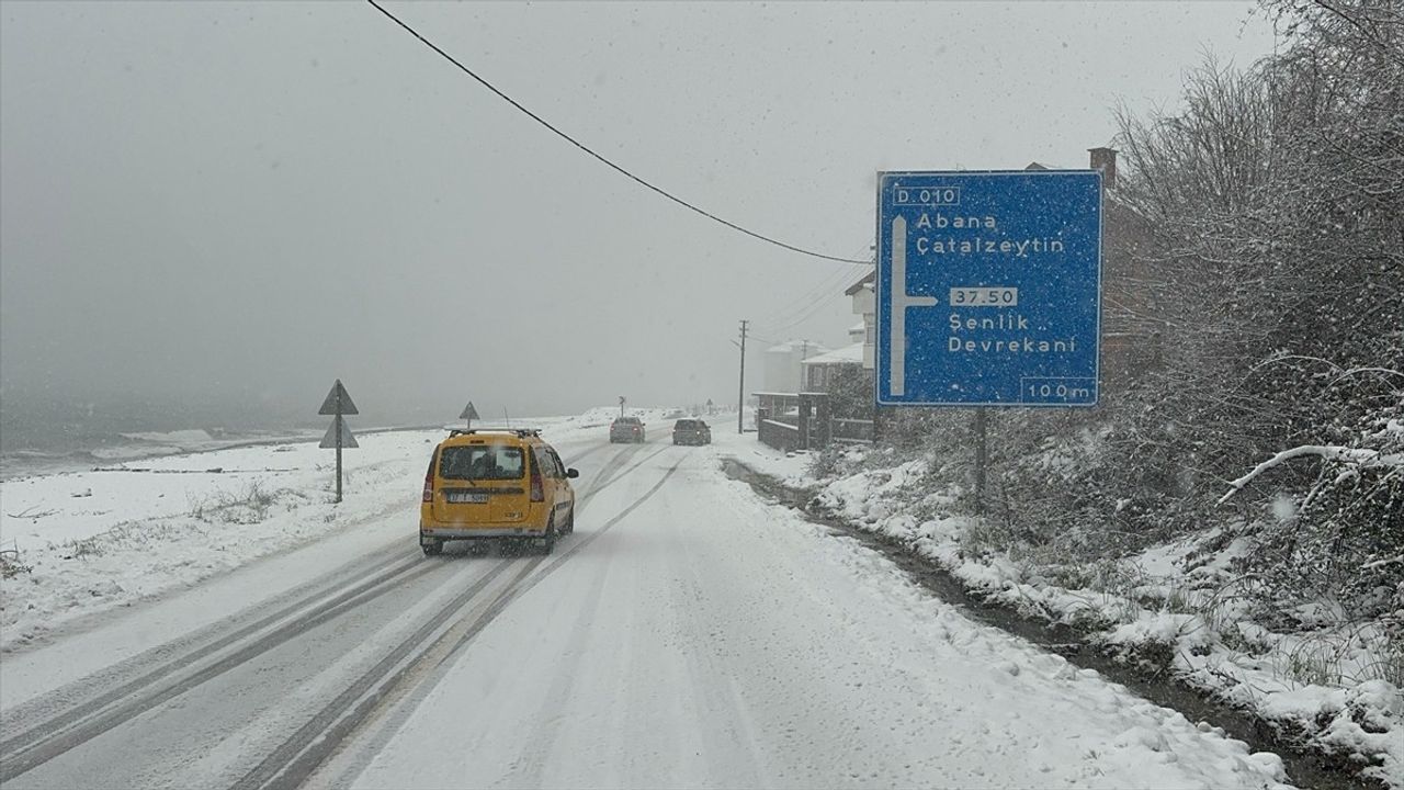 Kastamonu'da Devam Eden Kar Yağışı