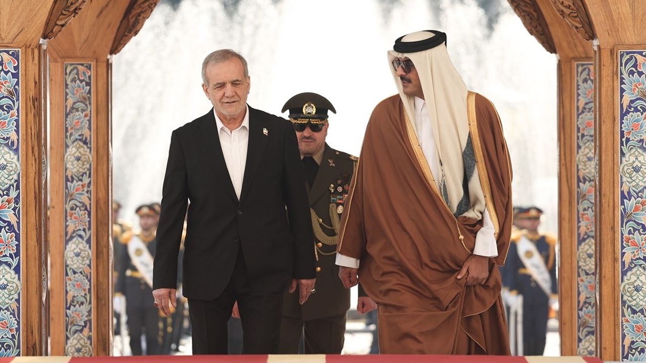 Katar Emiri Şeyh Temim'in İran Ziyareti