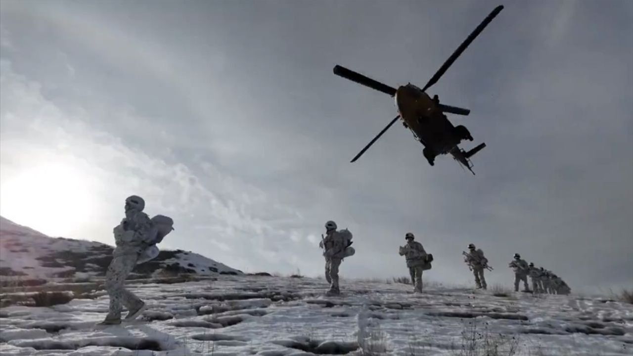 Kış-2025 Tatbikatı’nda Kazak Askerleri Görev Aldı