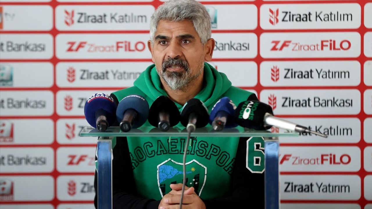 Kocaelispor Teknik Direktörü İsmet Taşdemir'in Maç Sonrası Açıklamaları