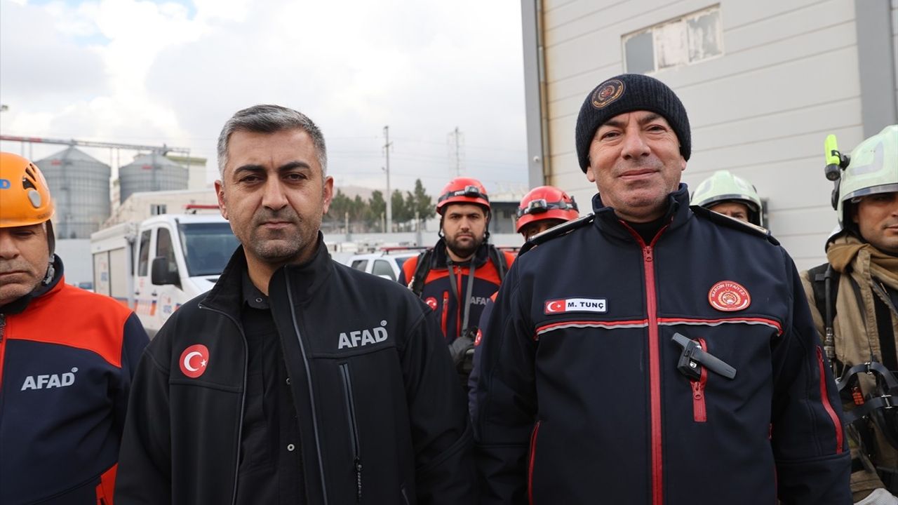 Mardin'de Tekstil Fabrikasında Yangın Tatbikatı Gerçekleştirildi