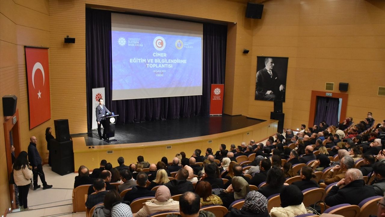 Ordu'da CİMER Eğitim ve Bilgilendirme Toplantısı Yapıldı