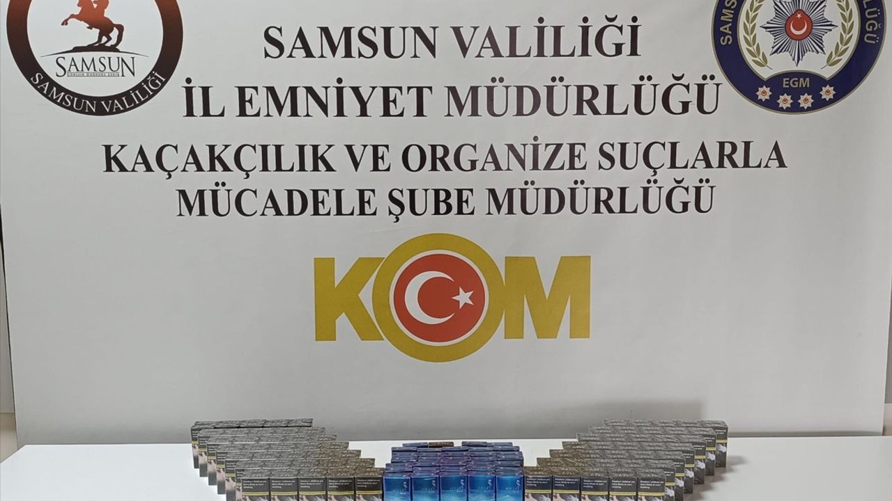 Samsun'da Gümrük Kaçağı Sigaraya Geçit Yok