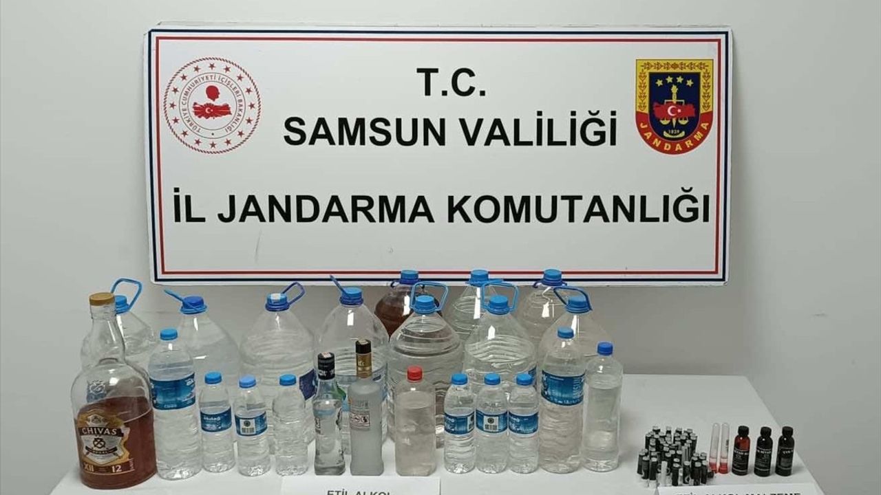 Samsun'da Sahte İçki Operasyonu: Bir Şüpheli Yakalandı