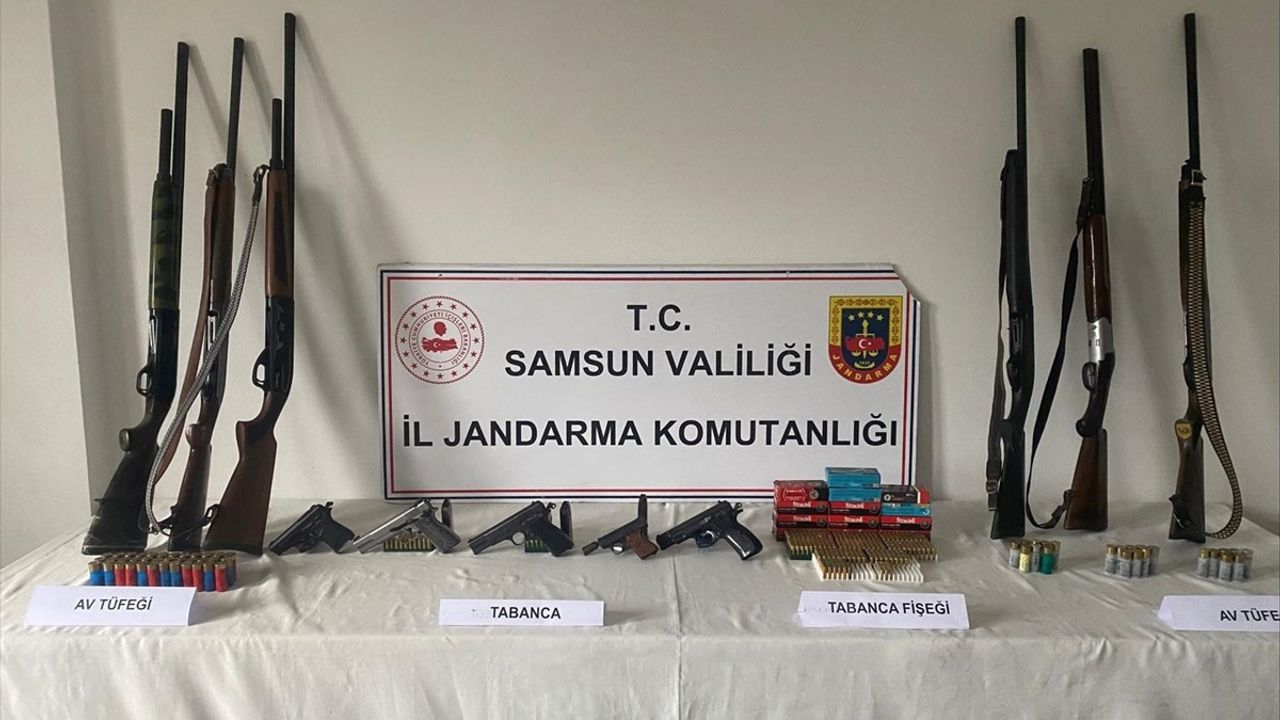 Samsun'da Silah Kaçakçılığı Operasyonu: 4 Gözaltı