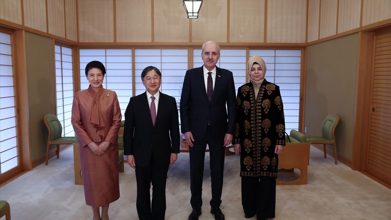 TBMM Başkanı Kurtulmuş, Japonya İmparatoru Naruhito ile Görüştü