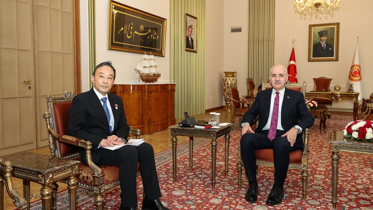 TBMM Başkanı Numan Kurtulmuş, Japonya'nın Büyükelçisi'ni Ağırladı