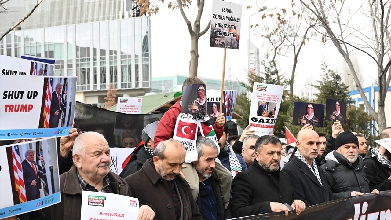 Trump'ın Gazze Yorumları Protesto Edildi