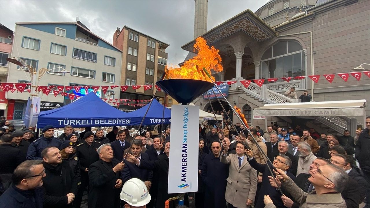 Türkeli'de Doğal Gaz Dönemi Başladı