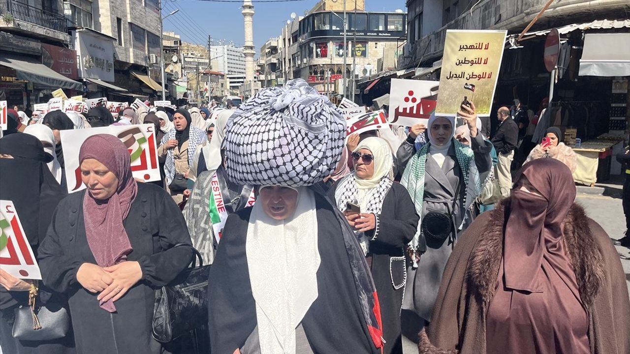 Ürdün'de Filistinli Göçüne Karşı Protesto