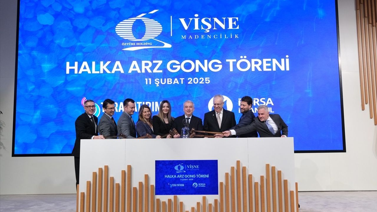 Vişne Madencilik'in Halka Arzı Borsa İstanbul'da Gerçekleşti