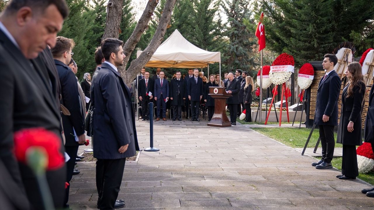 Ankara'da Dışişleri Şehitleri İçin Anma Töreni Düzenlendi