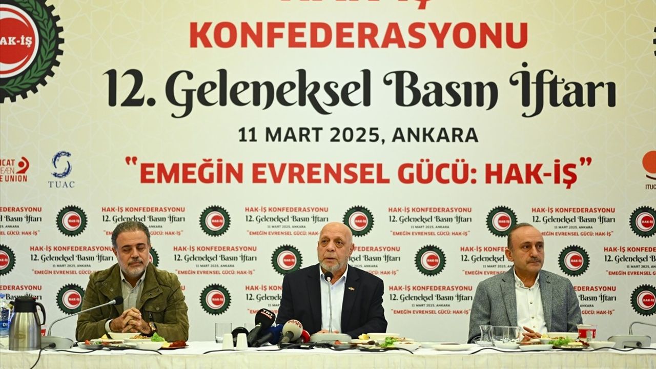 Asgari Ücret Tespit Komisyonu'na Eleştiriler: HAK-İŞ Genel Başkanı Arslan Açıklamalarda Bulundu