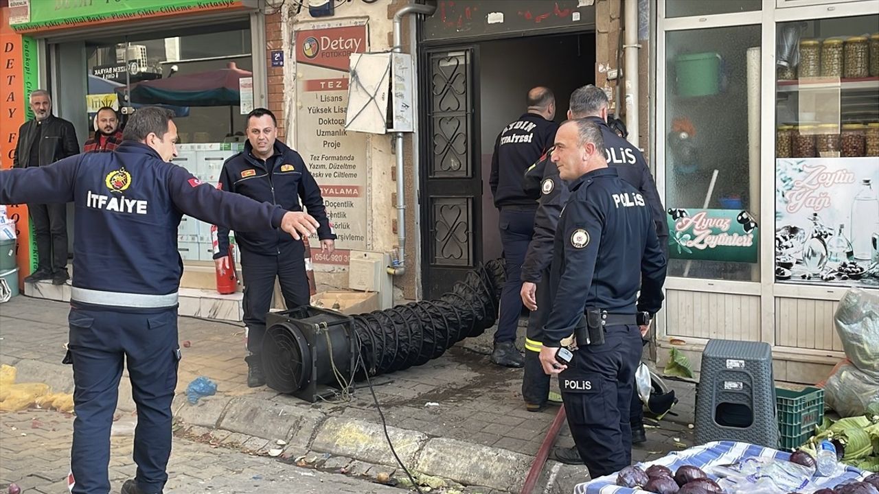 Aydın'da Baca Yangını Kontrol Altına Alındı