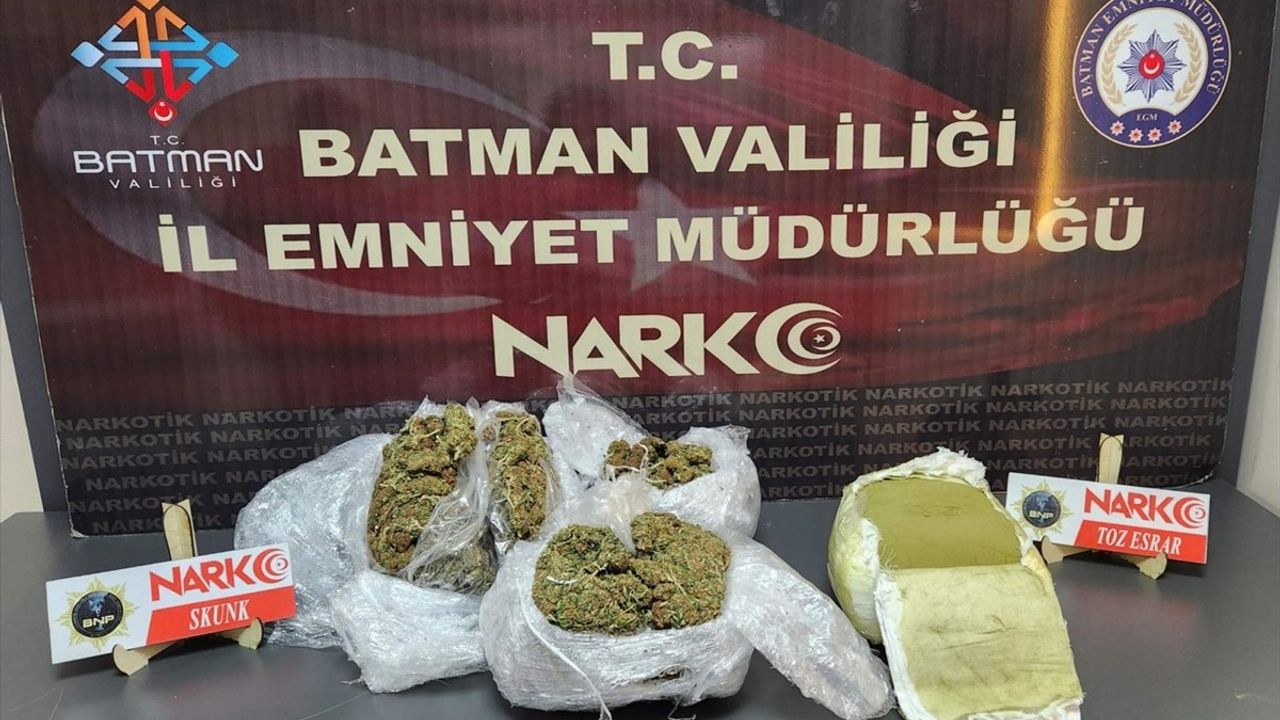 Batman'da Uyuşturucu Operasyonu: Şüpheli Tutuklandı