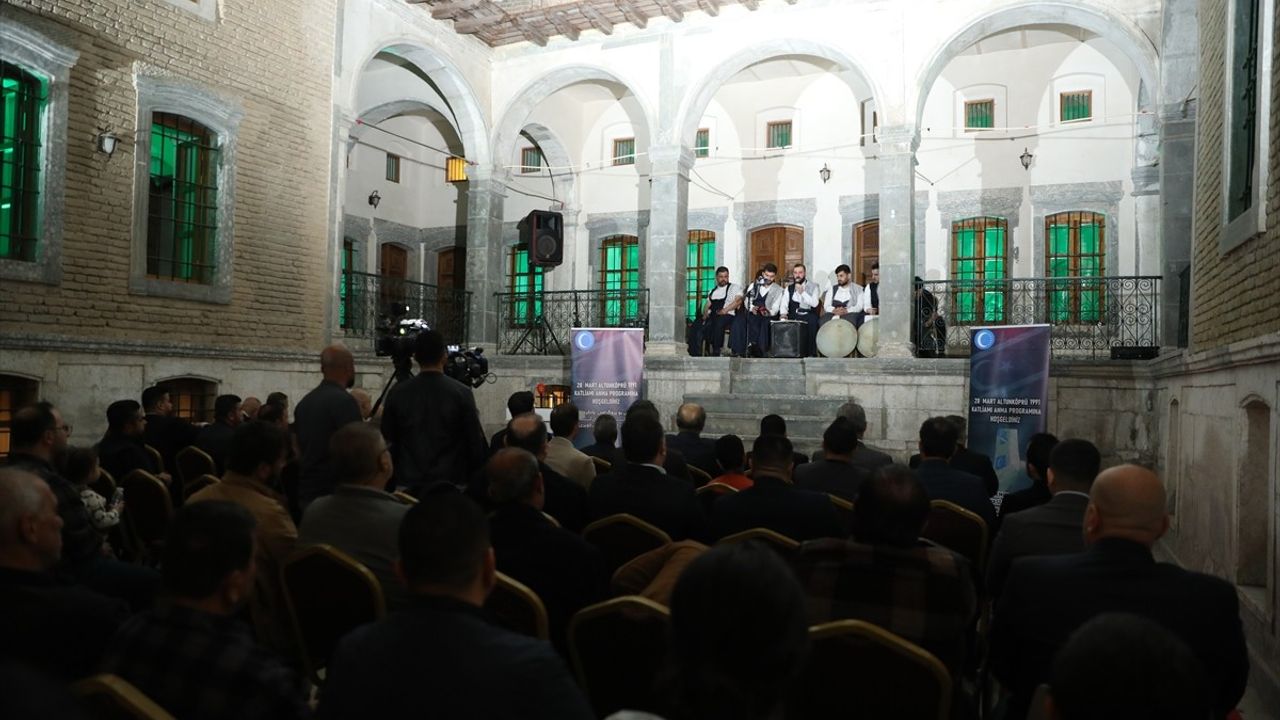 Erbil'de Altunköprü Katliamı'nın 34. Yılı Anma Töreni