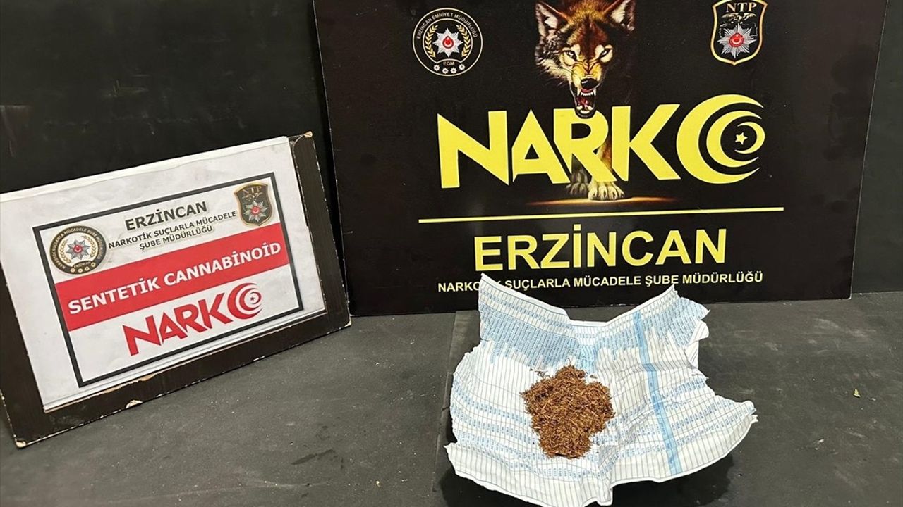 Erzincan'da Uyuşturucu Operasyonu: 3 Şüpheli Yakalandı
