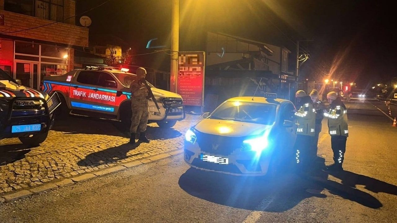 Erzurum'da Trafik Denetimleri: 106 Araç Men Edildi