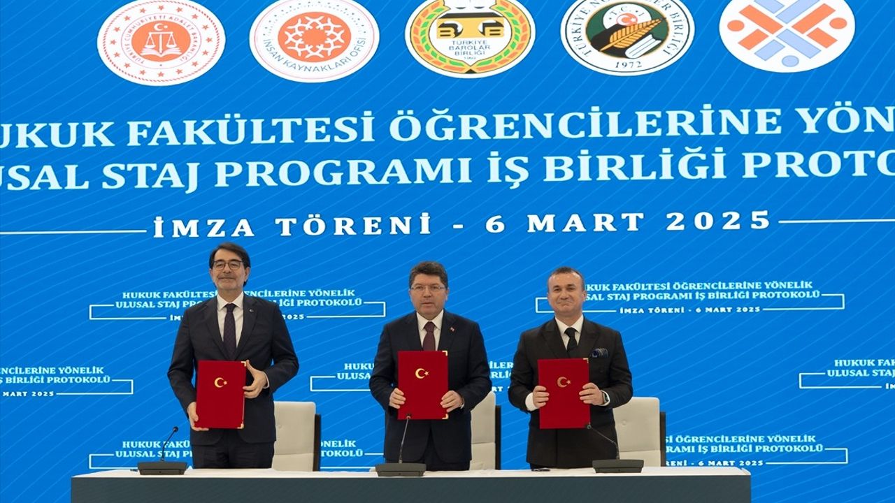 Genç Hukukçular için Ulusal Staj Programı Protokolü