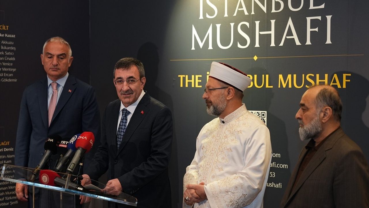 İstanbul Mushafı Sergisi Açılışı: İslam Medeniyetinin Ortak Değerleri