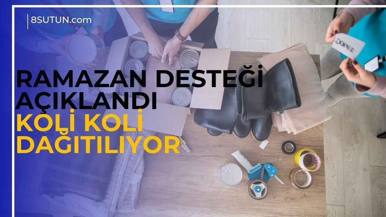 İzmir’de bitmek bilmeyen Ramazan desteği! Koli koli giyim ve temel gıda içeriyor 