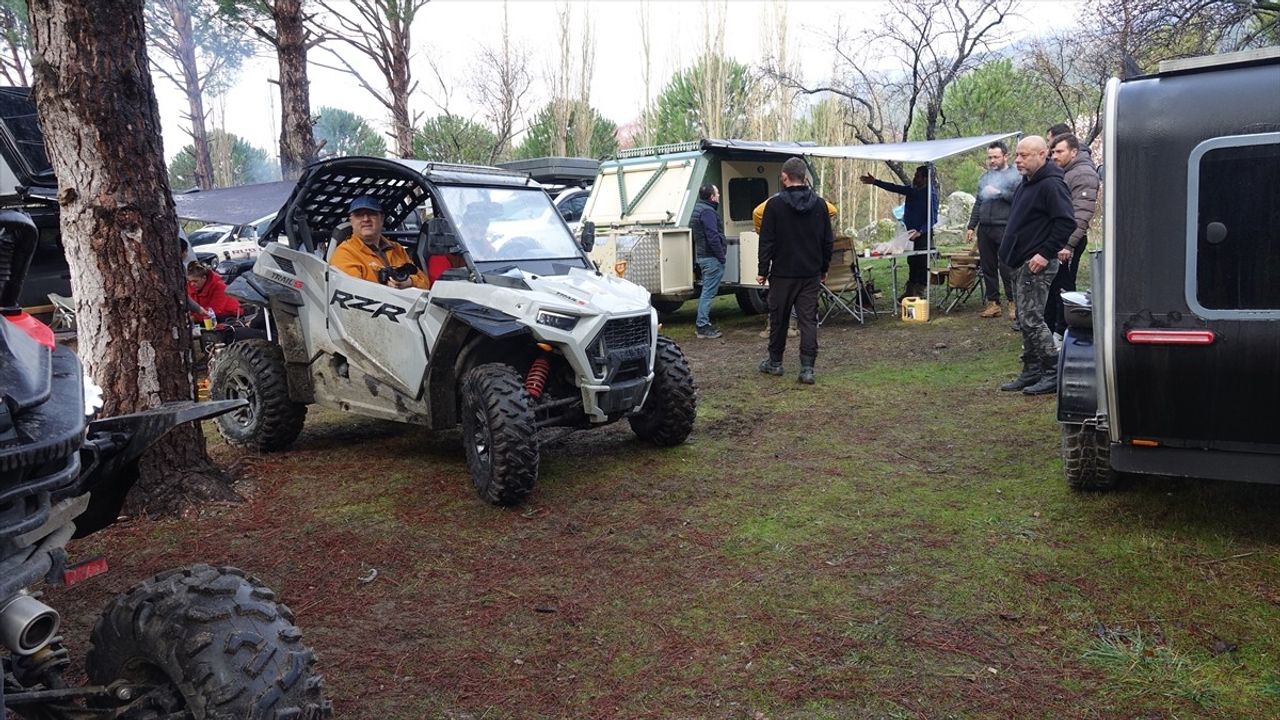 Kazdağları'nda Off-Road Tutkunları Buluştu