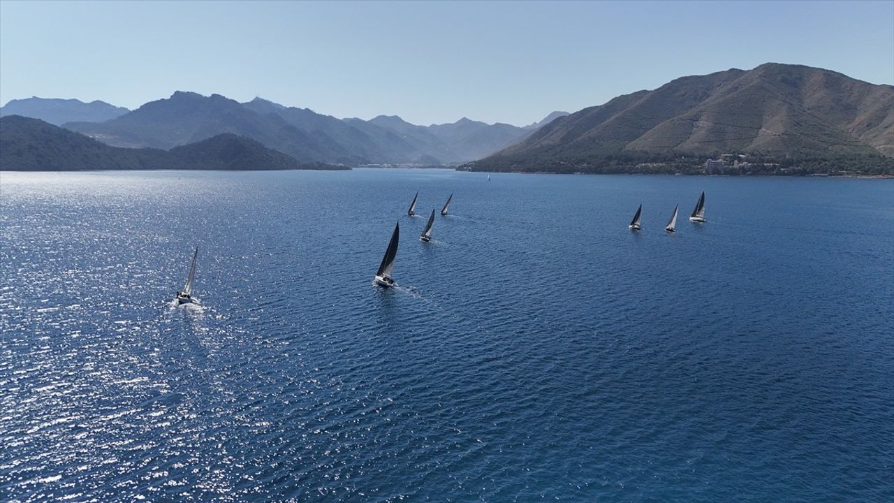 Marmaris MIYC Kış Trofesi Yat Yarışları'nın 4. Ayak Mücadelesi Geride Kaldı