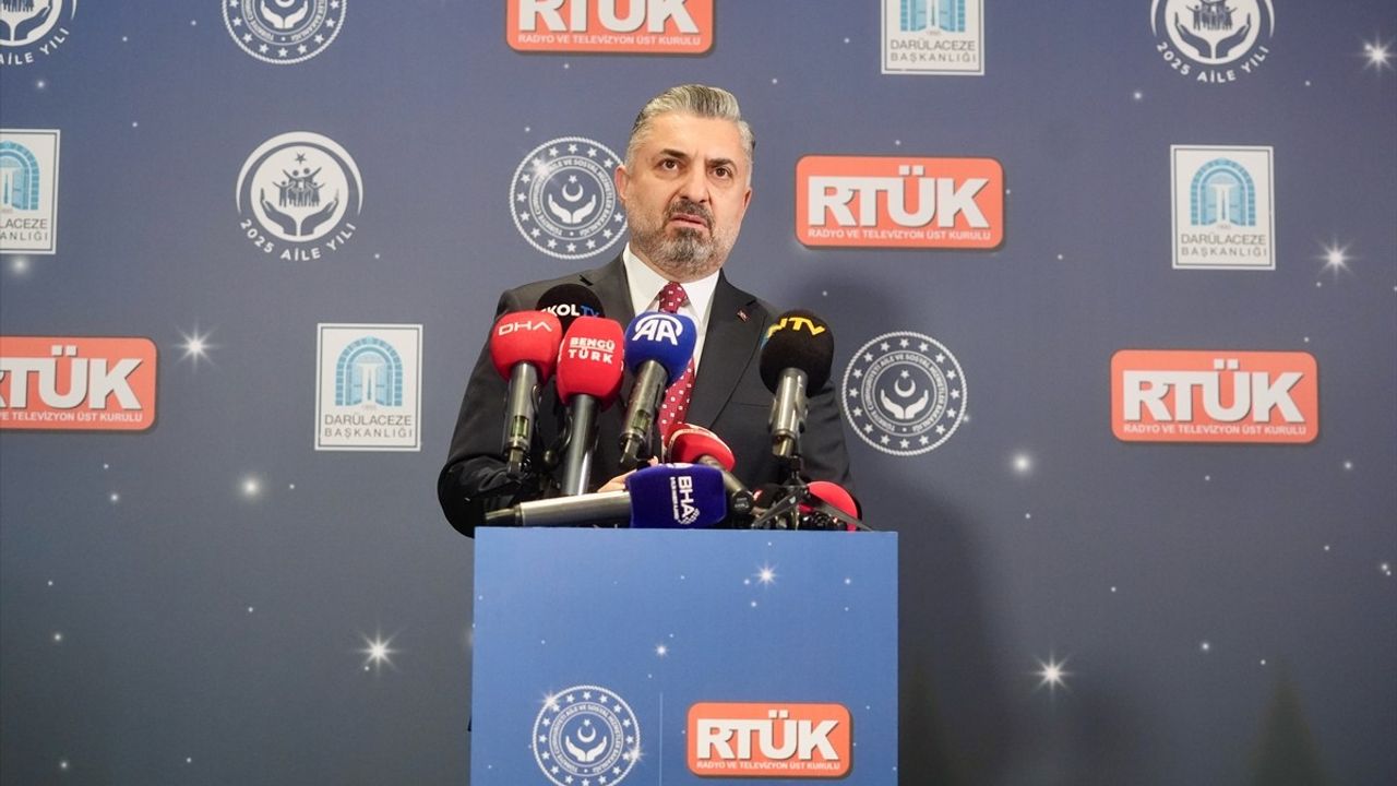 RTÜK Başkanı Şahin'den Yayıncı Kuruluşlara Sert Uyarı