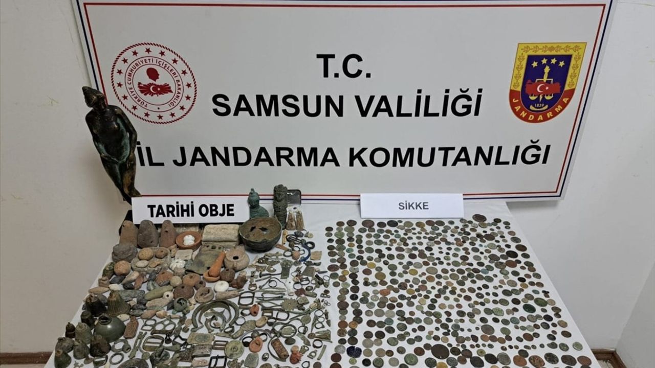 Samsun'da Tarihi Eser Kaçakçılığına Operasyon: 3 Gözaltı