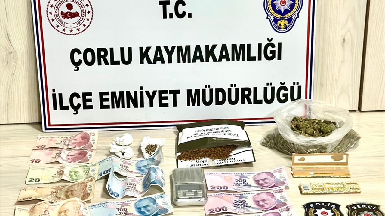 Tekirdağ'da Uyuşturucu Operasyonu: 1 Kişi Tutuklandı