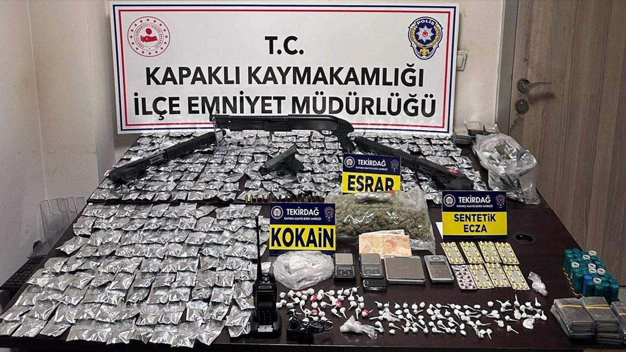 Tekirdağ'da Uyuşturucu Operasyonunda İki Kişi Tutuklandı