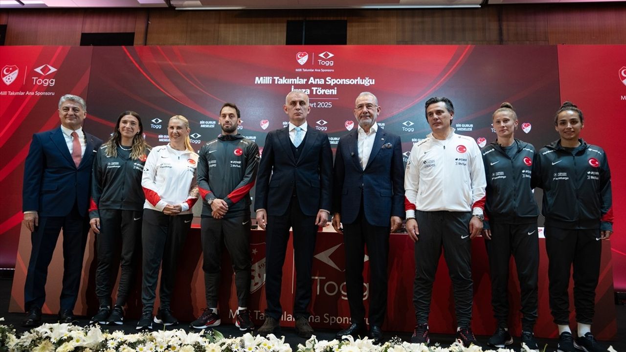 TFF ve TOGG'dan Milli Takımlar İçin Önemli Sponsorluk Anlaşması