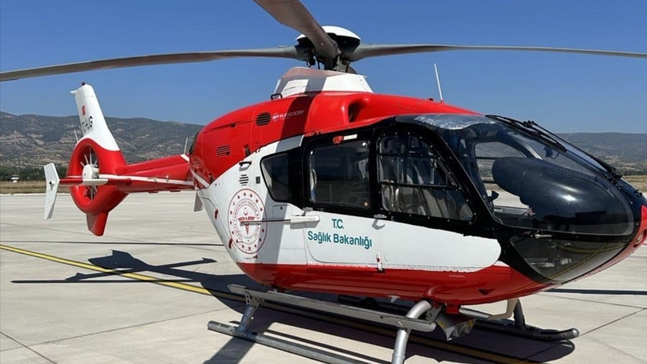 Tokat'ta 13 Yaşındaki Çocuk İçin Ambulans Helikopter Havalandı