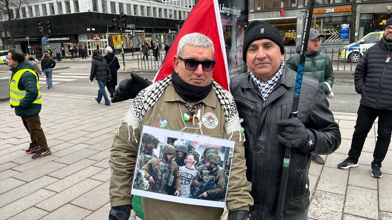 Trump'ın Gazze Planına Stockholm'de Protesto