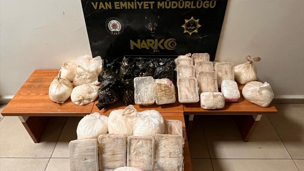 Van'da Uyuşturucu Operasyonu: 30 Kilogram Sentetik Madde Ele Geçirildi