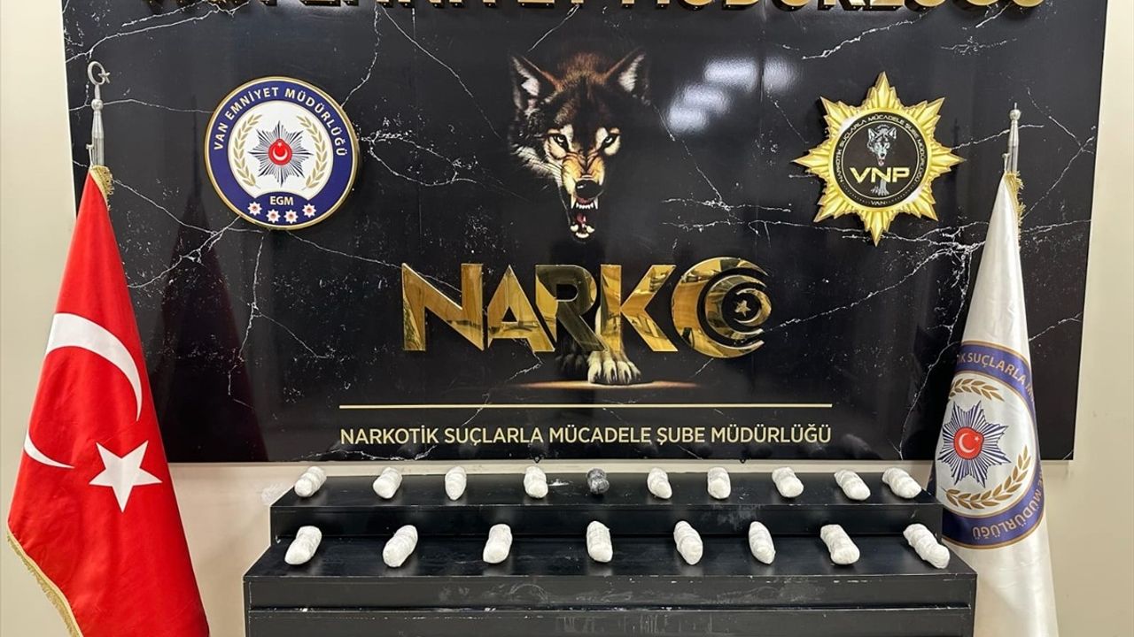 Van'da Yüksek Miktarda Uyuşturucu Ele Geçirildi