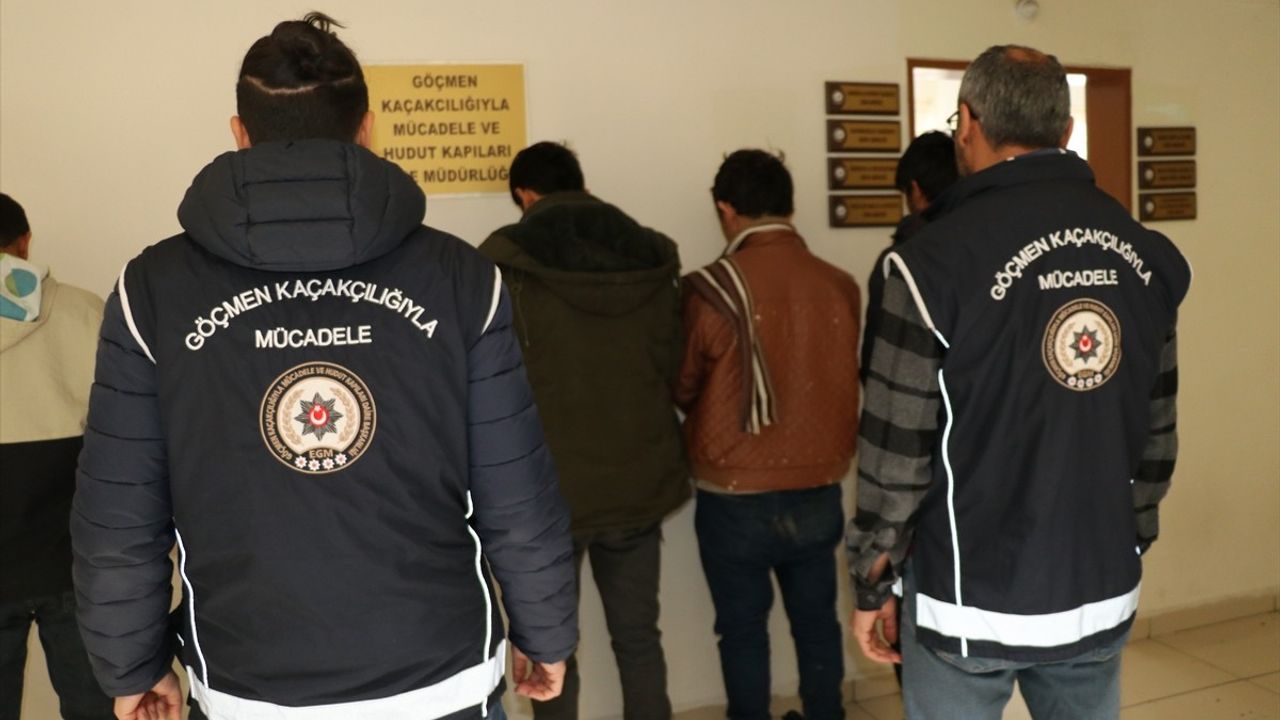 Amasya'da Düzensiz Göçmen Operasyonu