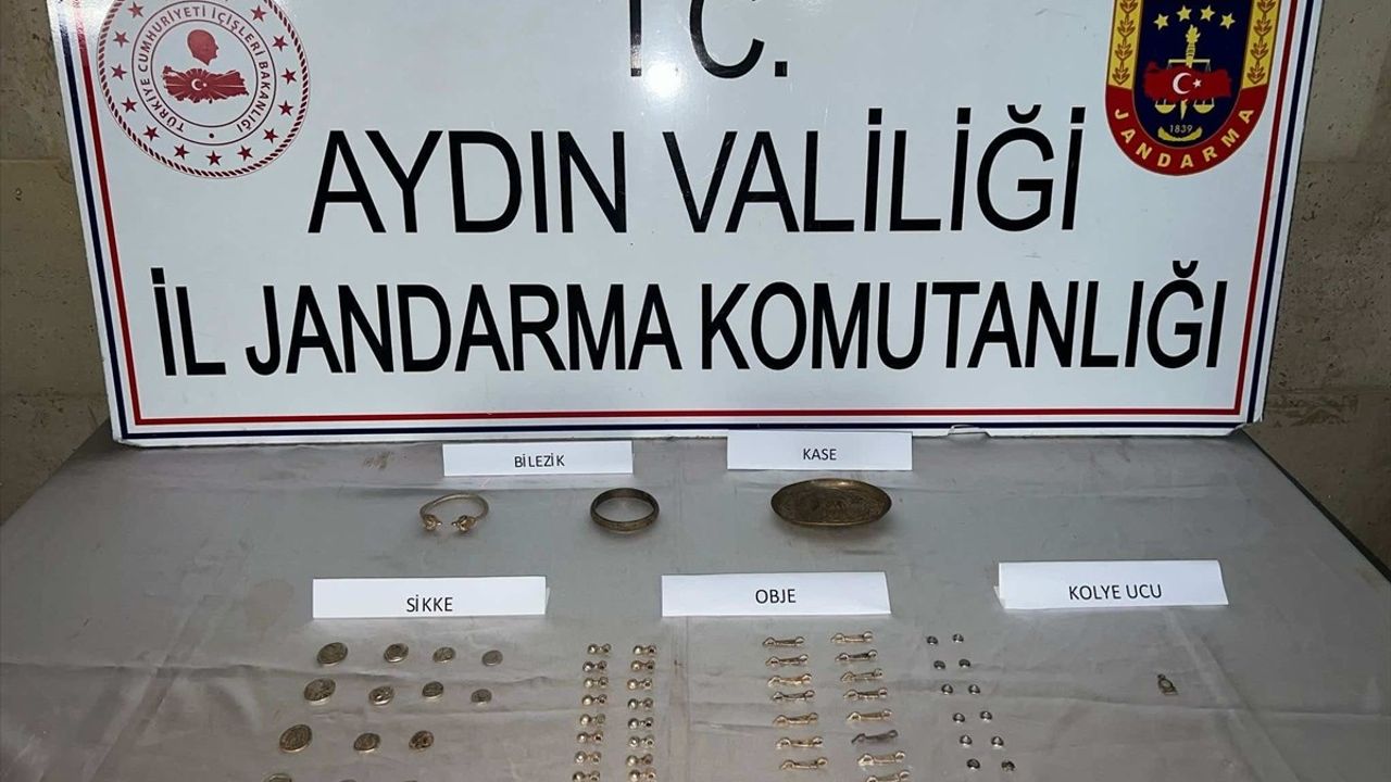 Aydın'da Tarihi Eser Operasyonu: 66 Eser Ele Geçirildi