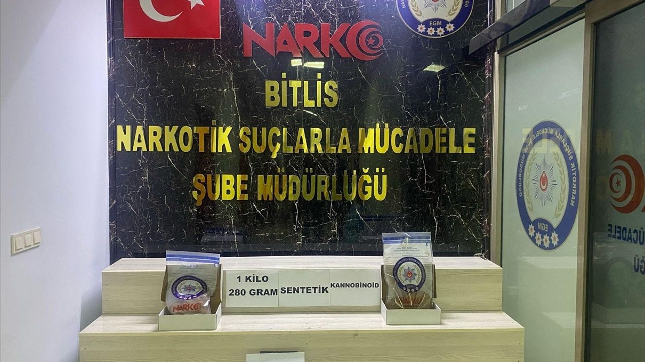 Bitlis'te Uyuşturucu Operasyonu: 4 Kilo 297 Gram Ele Geçirildi