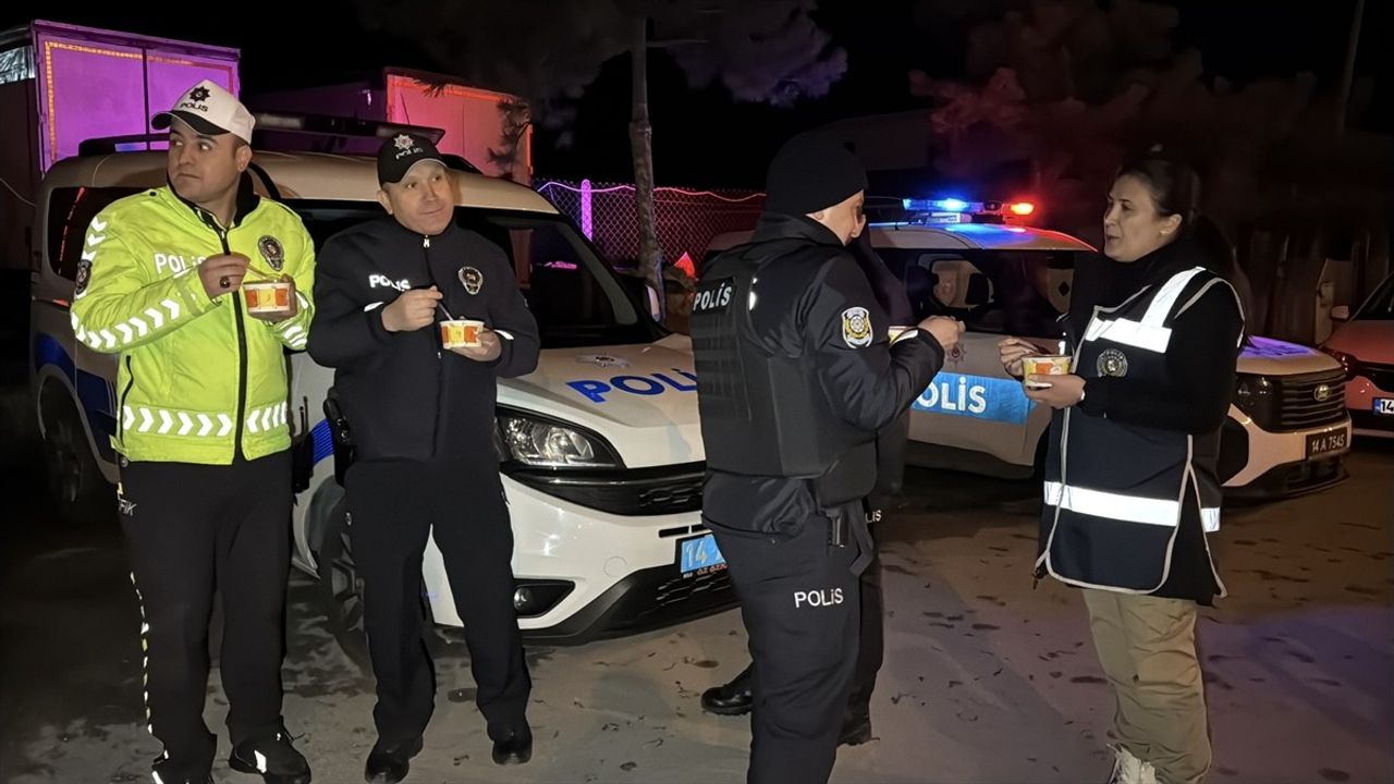 Bolu'da Polisi Unutmadı: Çorba İkramı