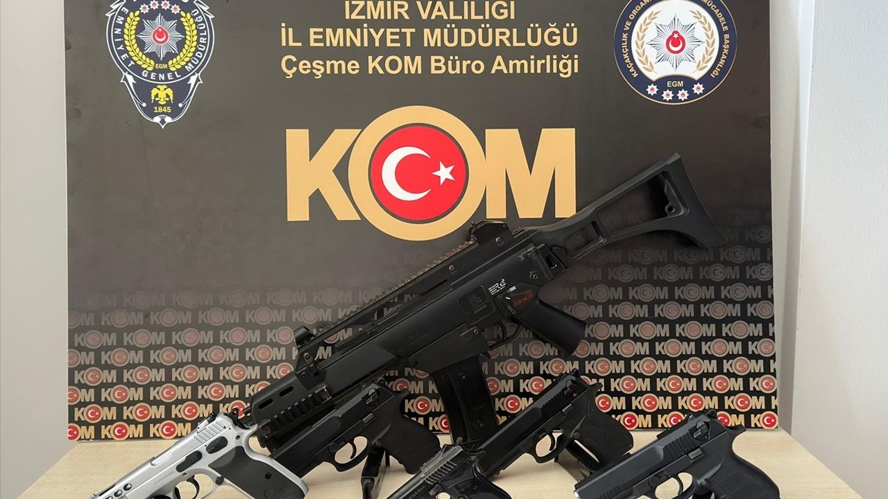Çeşme'deki Suç Örgütüne Yönelik Operasyonda 4 Tutuklama