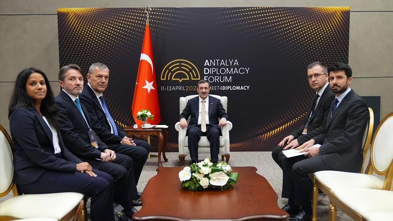 Cumhurbaşkanı Yardımcısı Yılmaz UNRWA Genel Komiseri ile Görüştü