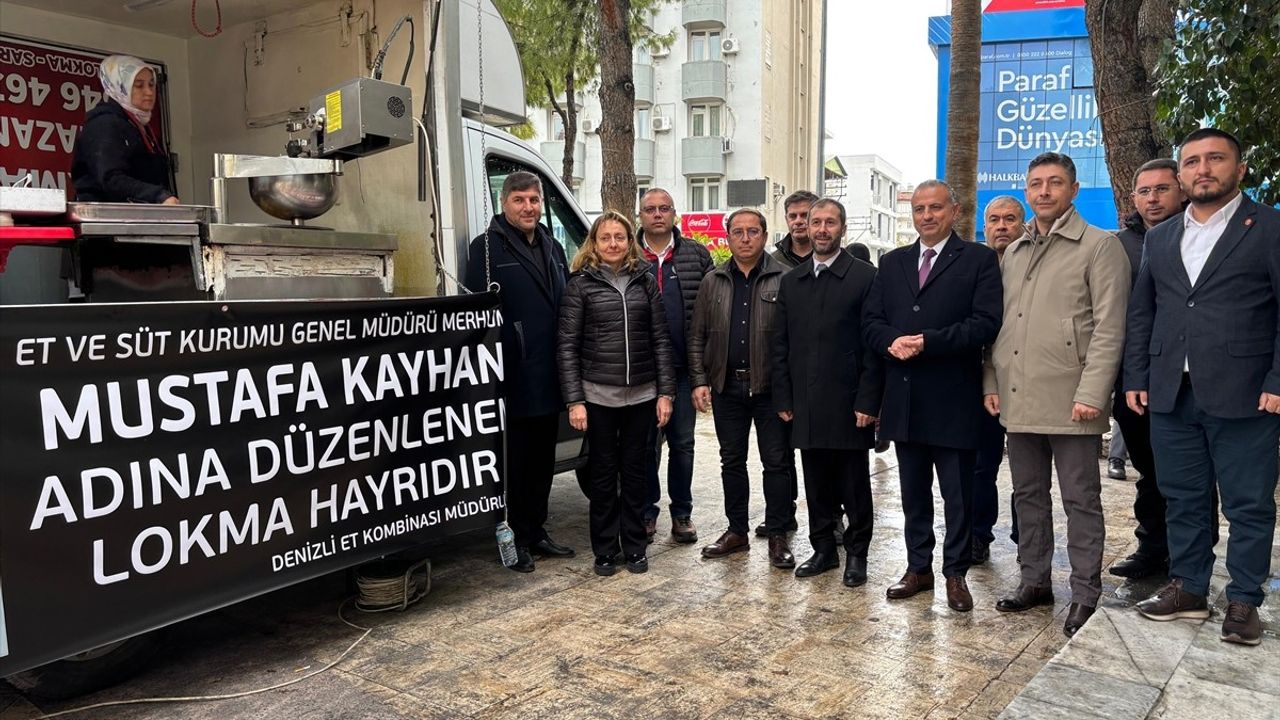 Denizli'de Lokma Hayrı: ESK Genel Müdürü Mustafa Kayhan'ı Anma Töreni