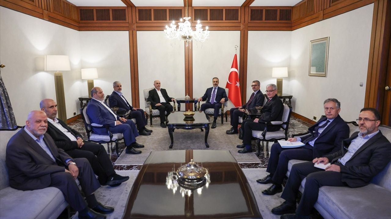 Dışişleri Bakanı Fidan, Hamas Heyetiyle Gazze Üzerine Görüştü
